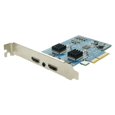 UMQ3-4K30 Dual HDMI Capture PCIe Card